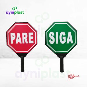 PALETA DE PLÁSTICO “PARE Y SIGA”