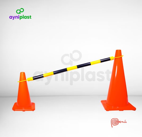 BARRA RETRACTIL SEÑALIZADORA DE PVC
